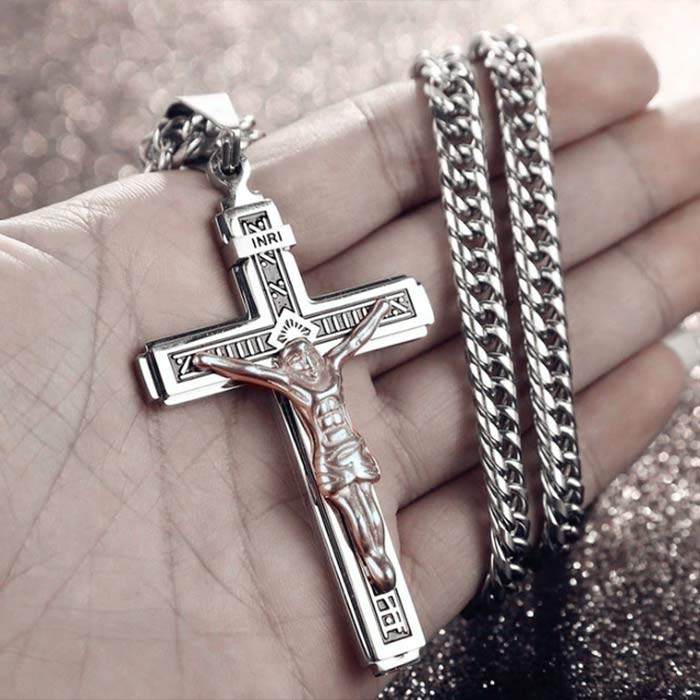 JesusNecklace, stříbrný řetízek s Ježíšem - Image 6