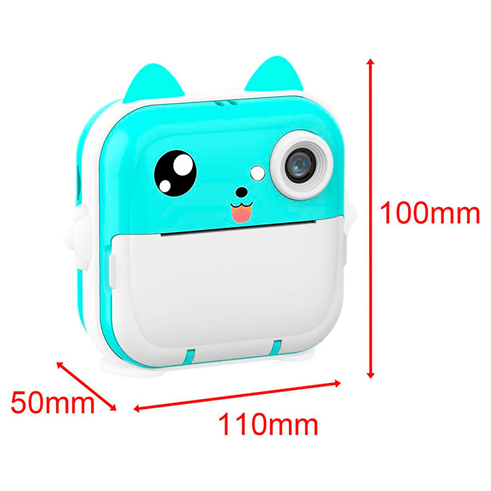 JumboPrintBundle – fotoaparát s tlačou + 7 roliek papiera a Micro SD karta - Image 2