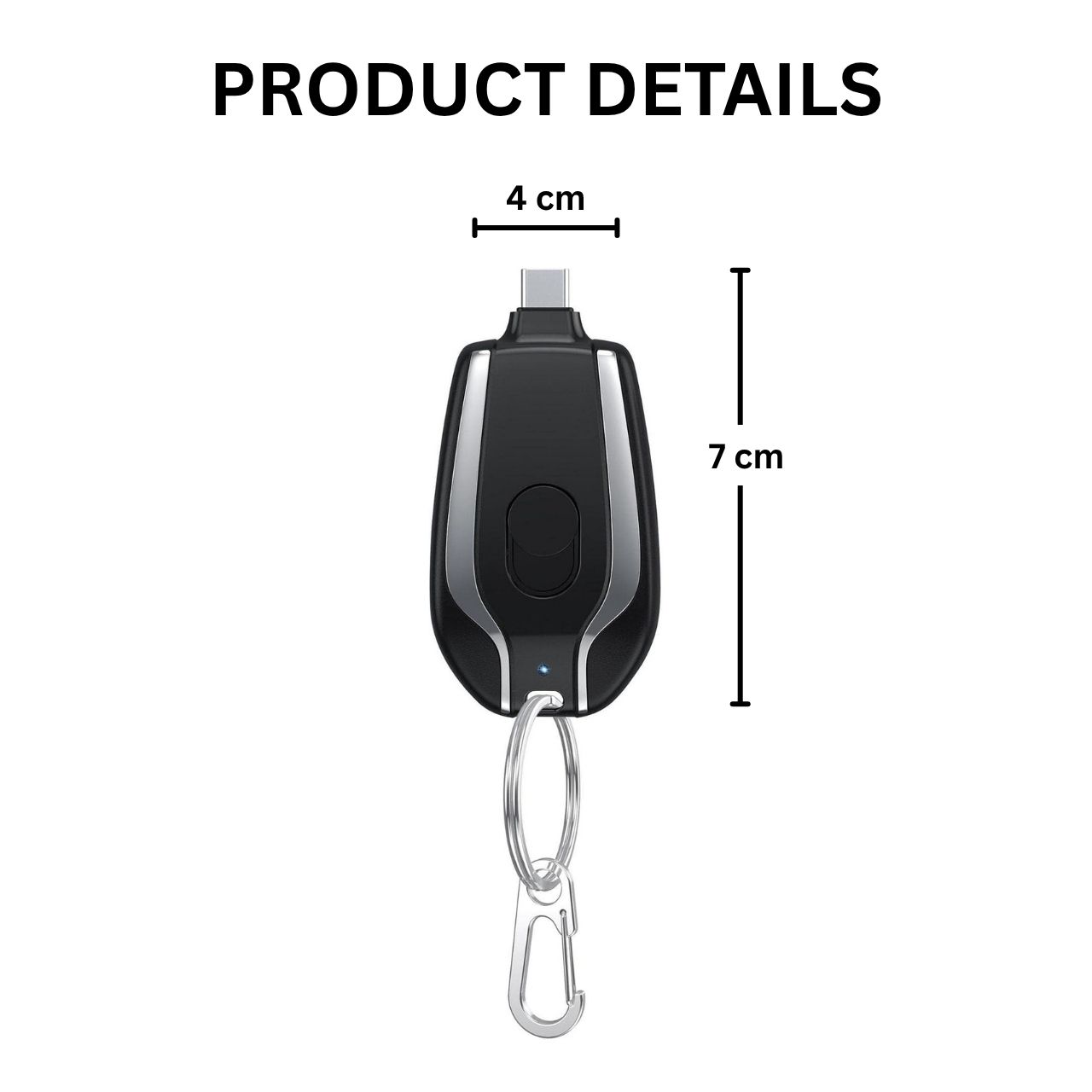 Mini prenosná nabíjačka na telefón, KeyCharger - Image 5