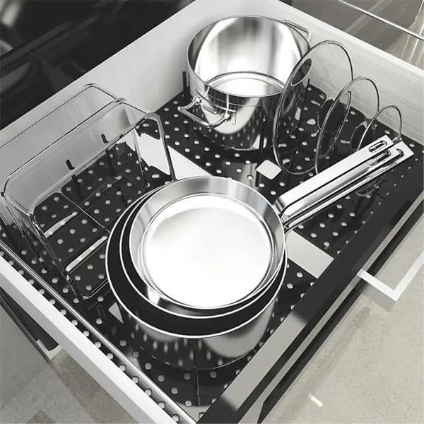 KitchenOrganizator, praktický držiak na kuchynské náčinie a veko - Image 3