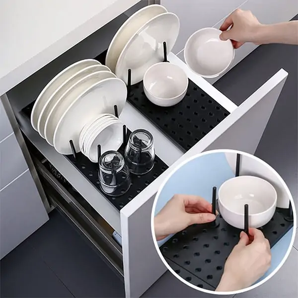 KitchenOrganizator, praktický držiak na kuchynské náčinie a veko - Image 6