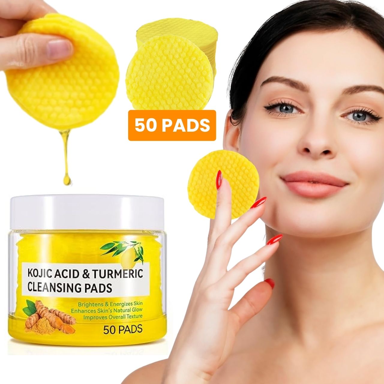 KojicPads, čistiace tampóny na tvár - Image 2