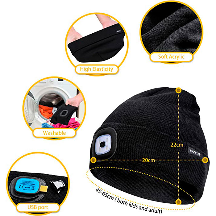 LightBeanie, čiapka so svetlom - Image 2