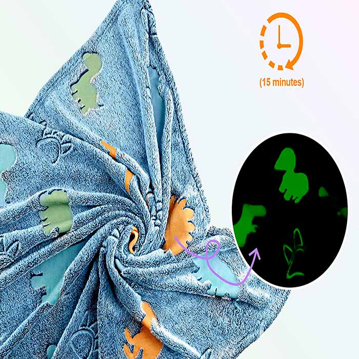 LuminousBlanket, detská deka, ktorá svieti v tme - Image 3