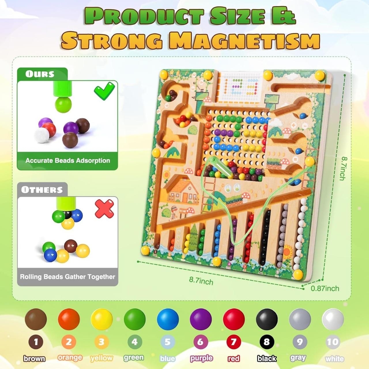 MazeGame, drevená didaktická hračka pre deti - Image 4