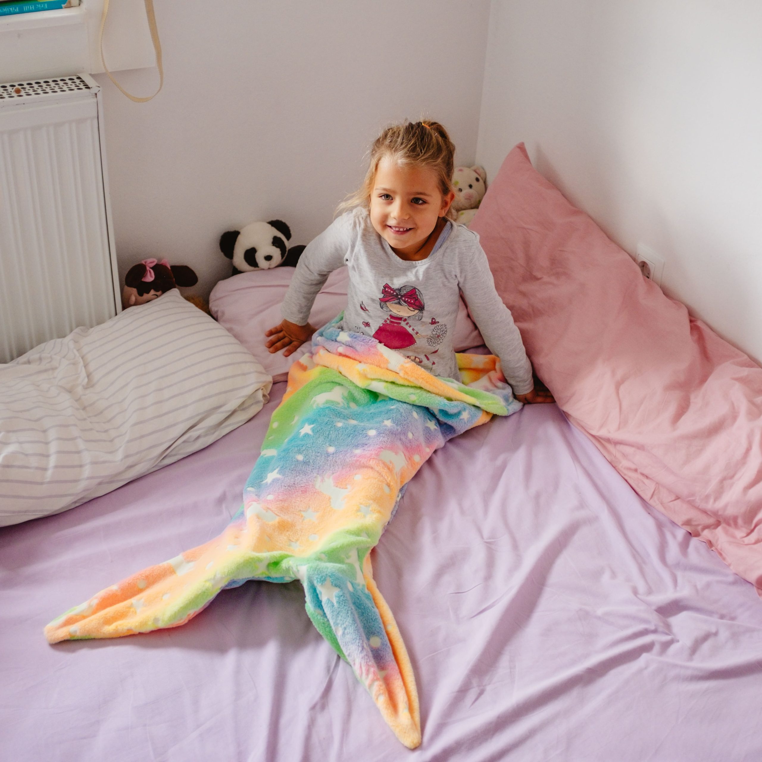 MermaidArtCraft, darčekový set s dekou pre dievčatko a súpravou VIANOČNÝCH príveskov ZADARMO - Image 10