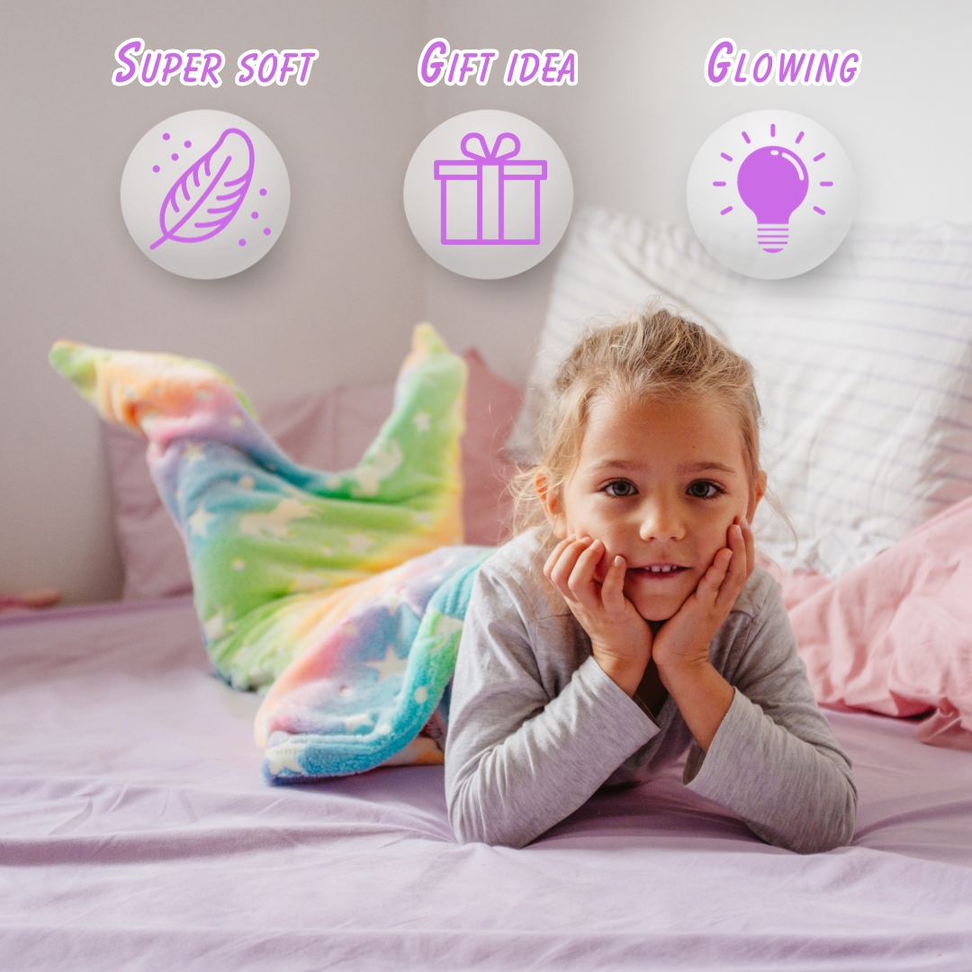 MermaidBlanket, deka v tvare chvosta morského dieťaťa - Image 10