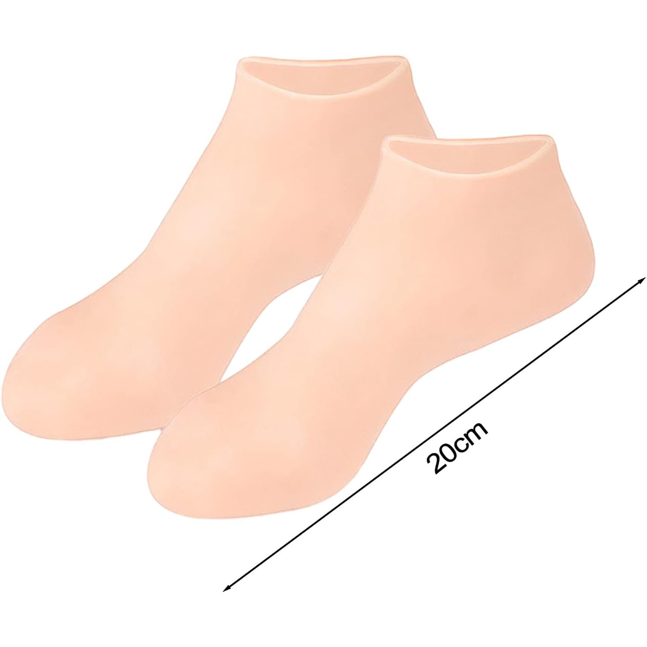 MoistMask, zvlhčujúce silikónové ponožky na starostlivosť o nohy - Image 4