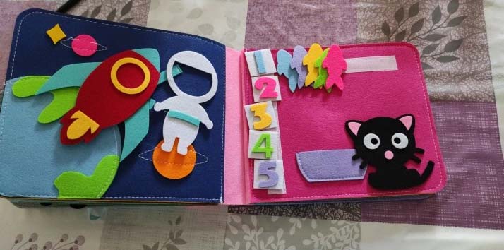 MontessoriBook, tichá kniha s rôznymi aktivitami - Image 4