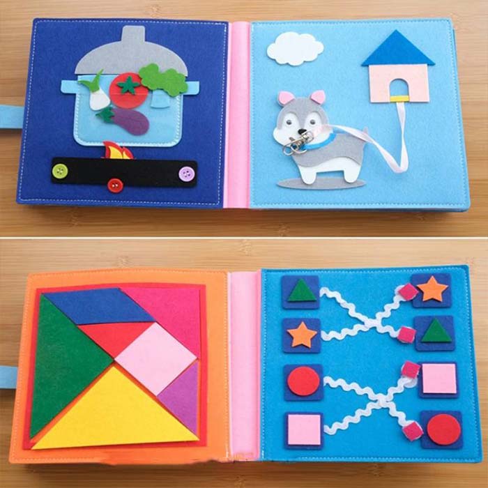 MontessoriBook, tichá kniha s rôznymi aktivitami - Image 8