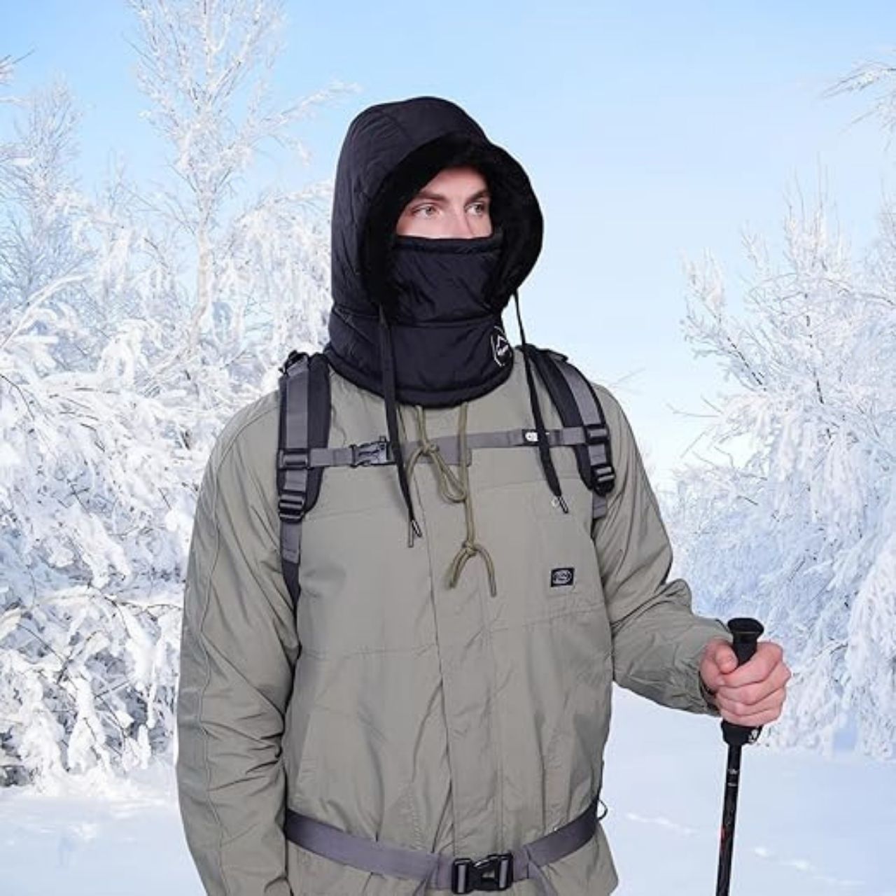 MuffHat, zimná čiapka so šálom a maskou - Image 9