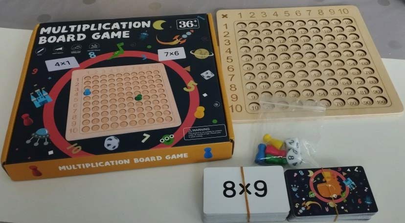 MultiplicationGame, stolová hra s násobením do 100 - Image 7