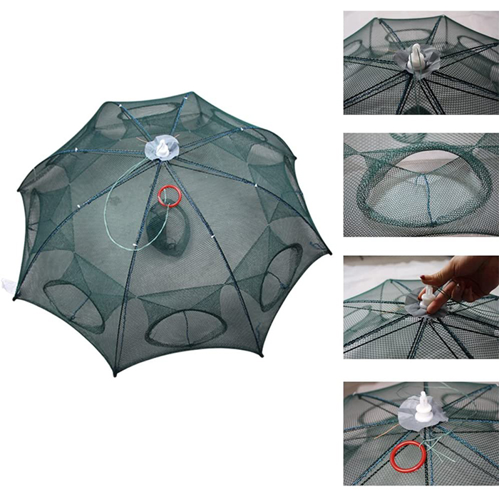 NetFish, sieťová pasca v tvare dáždnika na lov rýb a rakov - Image 9