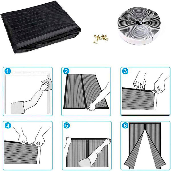 NoInsectCurtain, magnetická sieťka proti komárom - Image 4