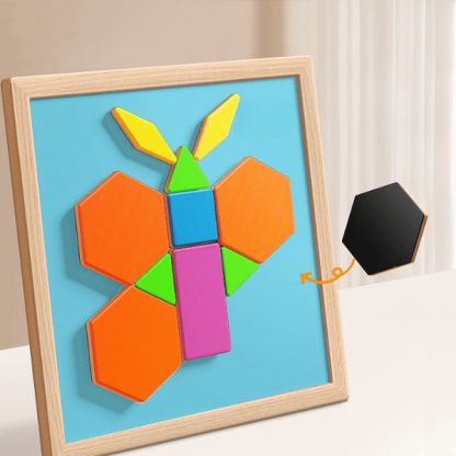 PUZZGEO, Magnetická drevená puzzle súprava (225 kusov) - Image 3