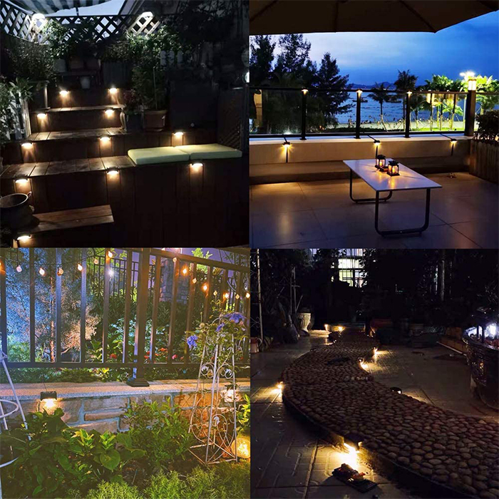 PatioLights, vodotesné LED solárne záhradné svetlá (4 ks.) - Image 2