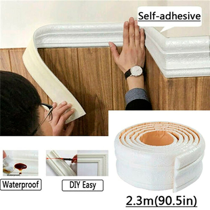 PatternLine, 3D nálepka na stenu v tvare stuhy (2,3 m) - Image 2