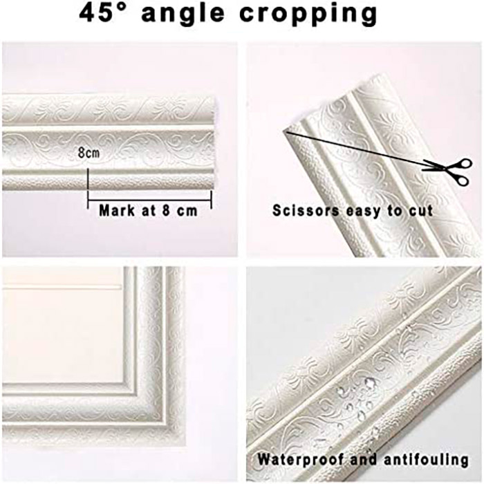 PatternLine, 3D nálepka na stenu v tvare stuhy (2,3 m) - Image 3