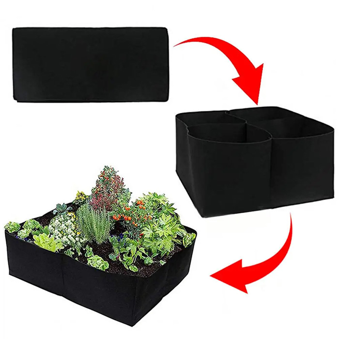 Pocket4Garden, prenosný záhon s 4 samostatnými priehradkami - Image 4