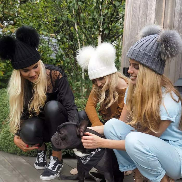 PomBeanie, detská zimná čiapka - Image 2