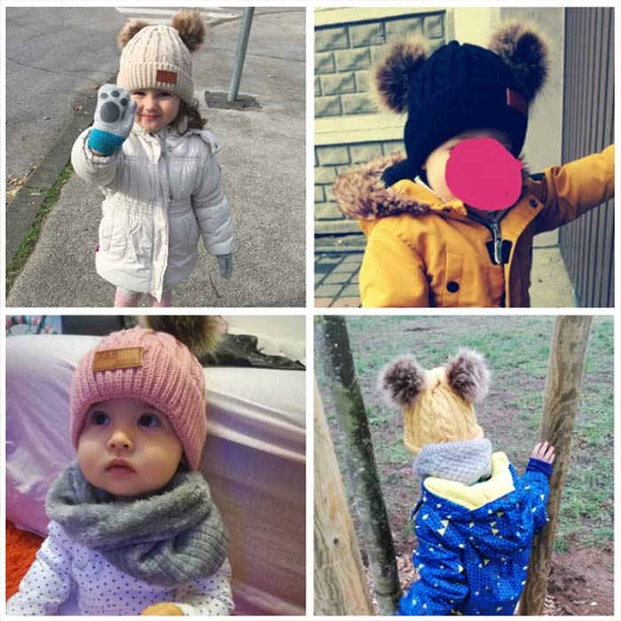 PomBeanie, detská zimná čiapka - Image 3