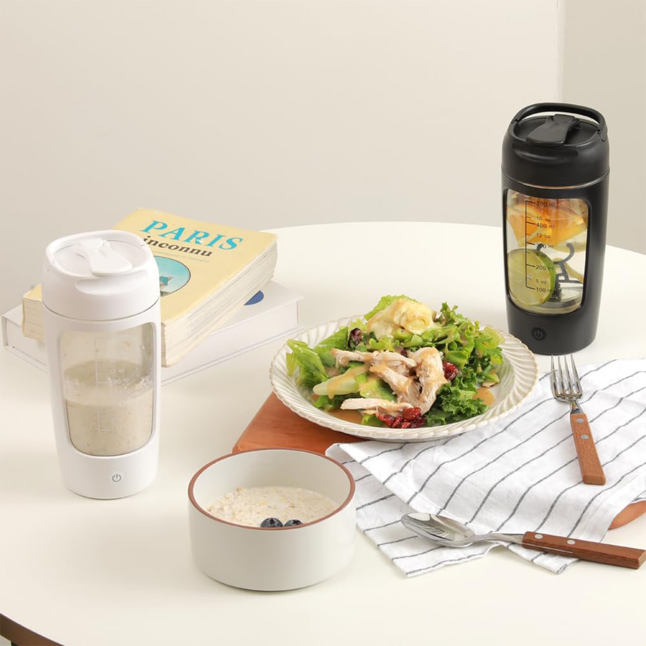 ProteinShaker, elektrický shaker s nádobou, ktorá je zároveň fľašou - Image 7