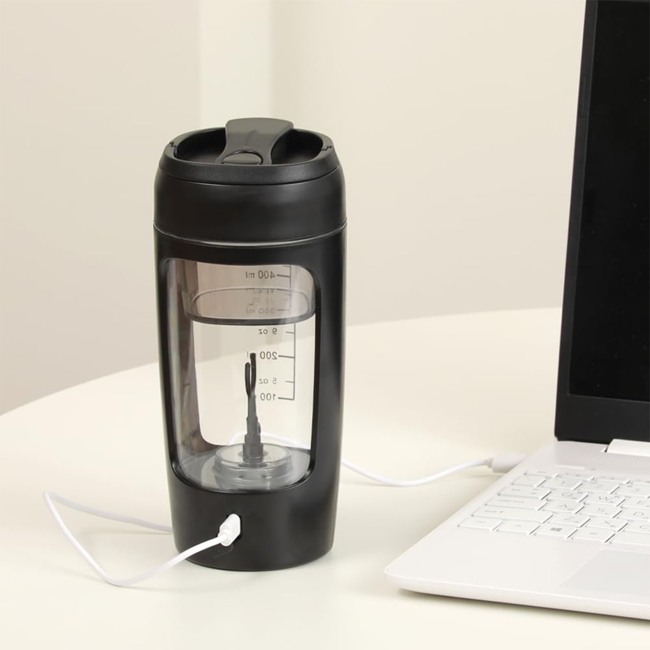 ProteinShaker, elektrický shaker s nádobou, ktorá je zároveň fľašou - Image 8