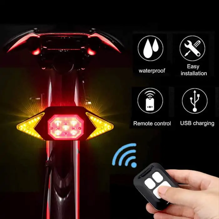 RearLightIndicator, cyklistický indikátor s bezdrôtovým diaľkovým ovládaním - Image 6