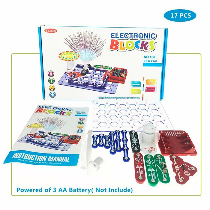 ScienceKit, didaktická hračka, kde dieťa sa učí základy elektriny (17-dielny svet) - Image 2
