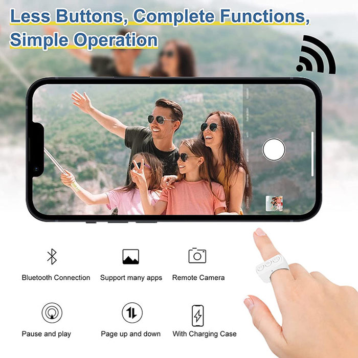 Diaľkové ovládanie môžete ľahko pripojiť k svojmu inteligentnému zariadeniu cez Bluetooth!