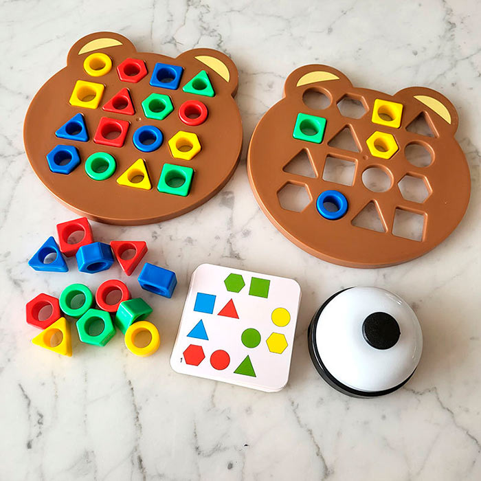 ShapeMatchingGame, detská stolová hra, v ktorej sa deti učia o tvaroch a farbách - Image 5