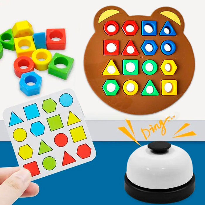 ShapeMatchingGame, detská stolová hra, v ktorej sa deti učia o tvaroch a farbách - Image 8