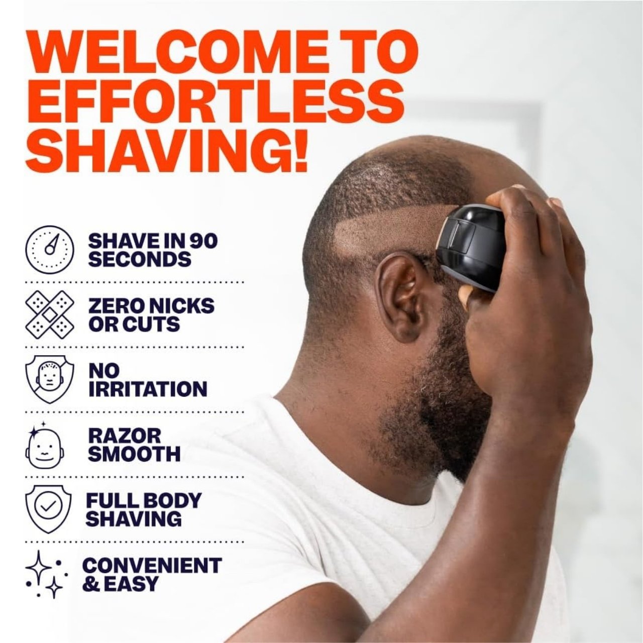 ShaveBuddy, bezdrôtový holiaci strojček pre mužov - Image 3