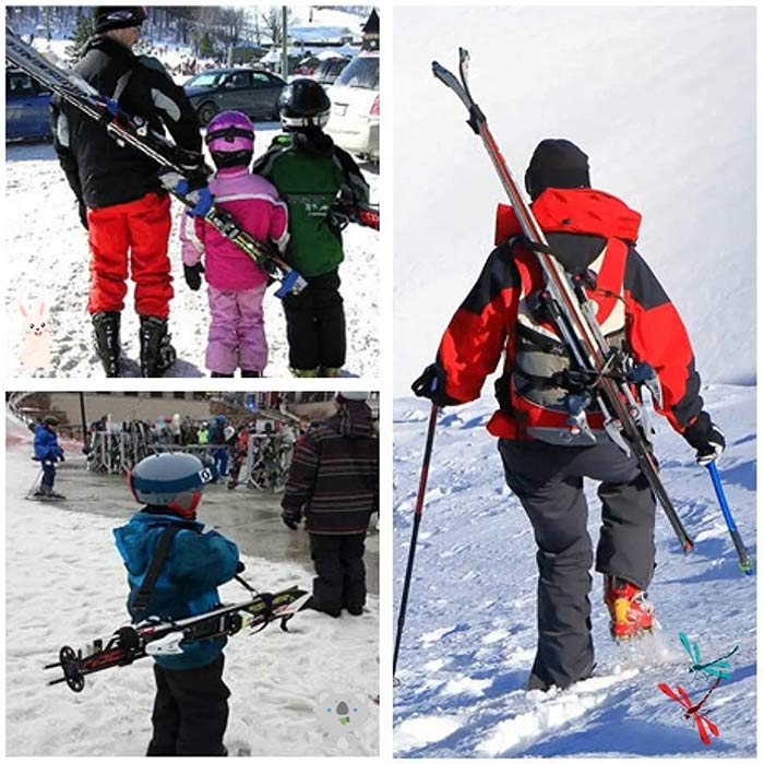 SkiBundle, popruh na nosenie lyží + univerzálne mačky ZDARMA - Image 8