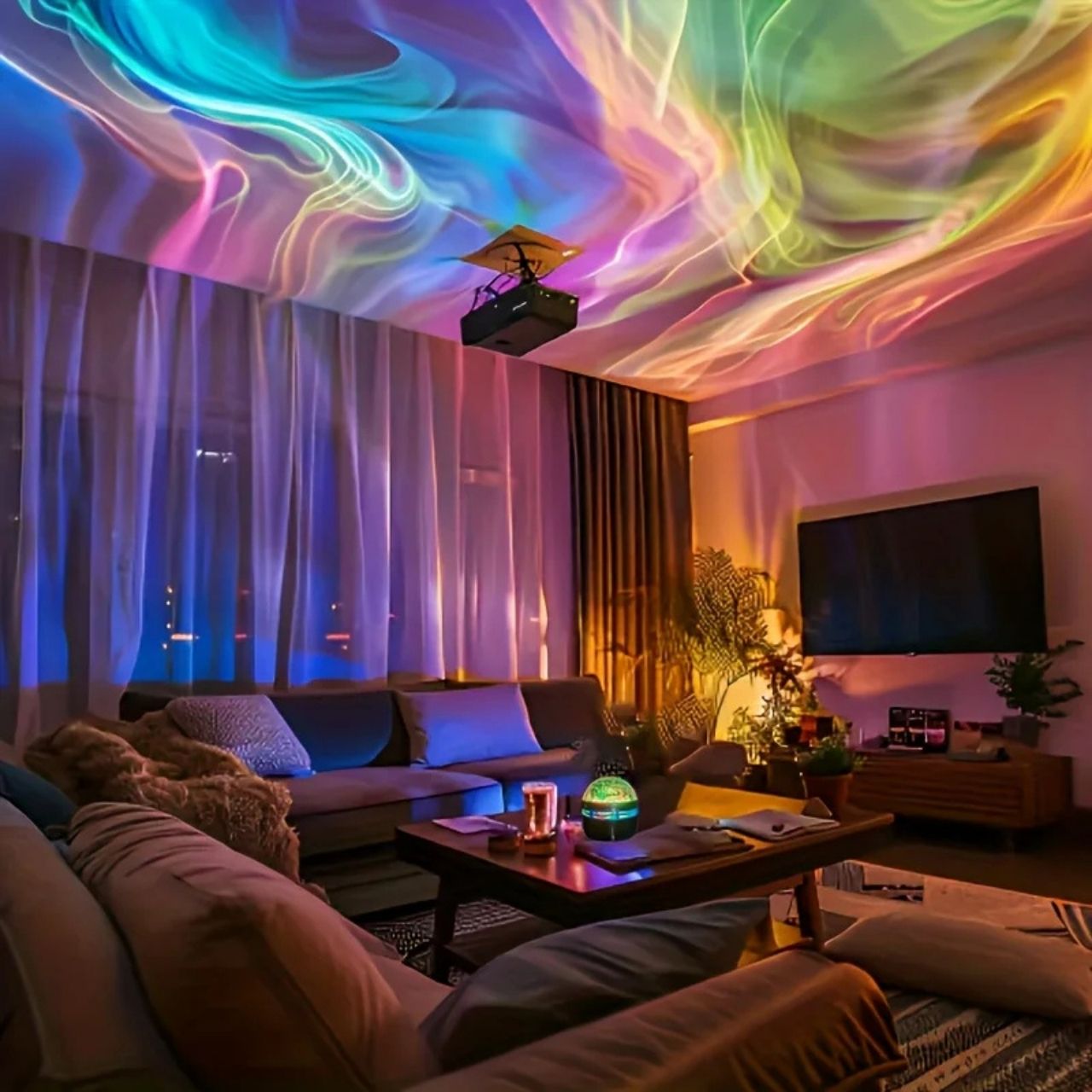 SkyStarry, LED nočná lampa s hviezdnou oblohou - Image 3