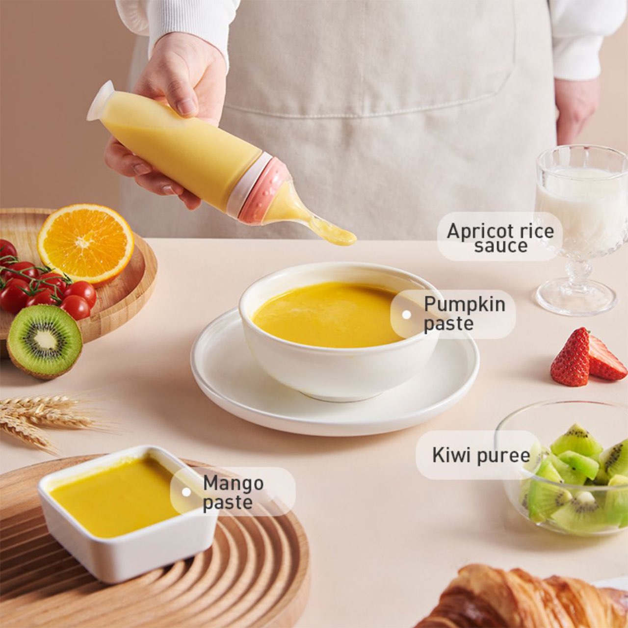 SoftSpoon, silikónová fľaša so lyžičkou - Image 2