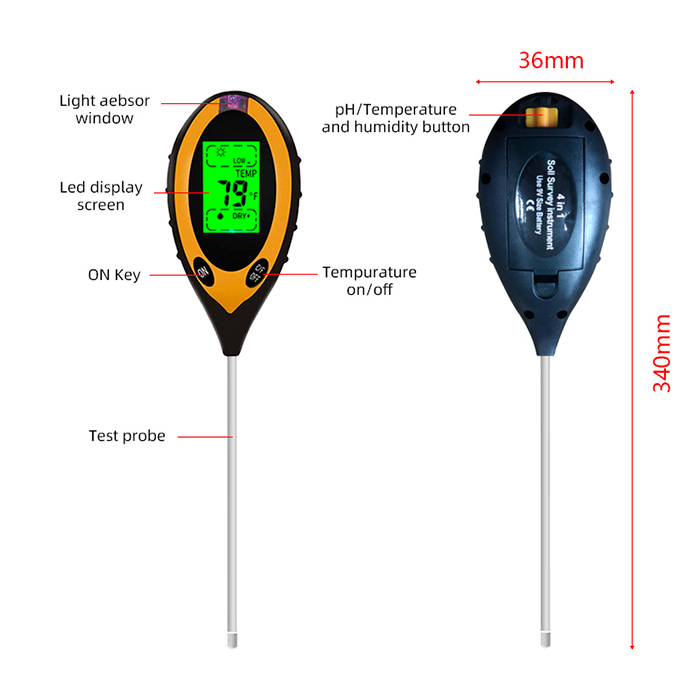 SoilMeter, 4in1 tester pôdy - Image 2