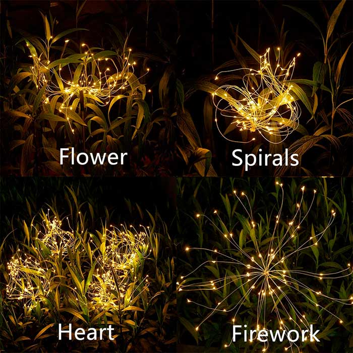 SolarFireworkLamp, solárna lampa (90 LED svetiel) - Image 9