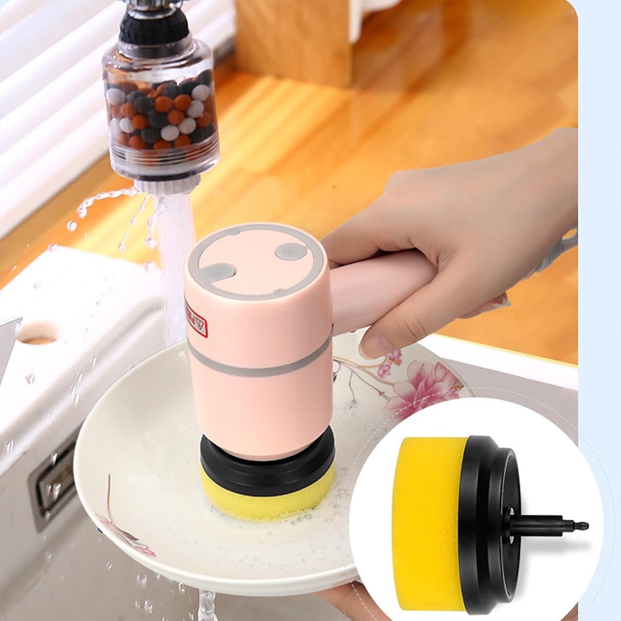 Spinny, viacúčelová elektrická čistiaca hubica s 360° otáčacou hlavou - Image 4