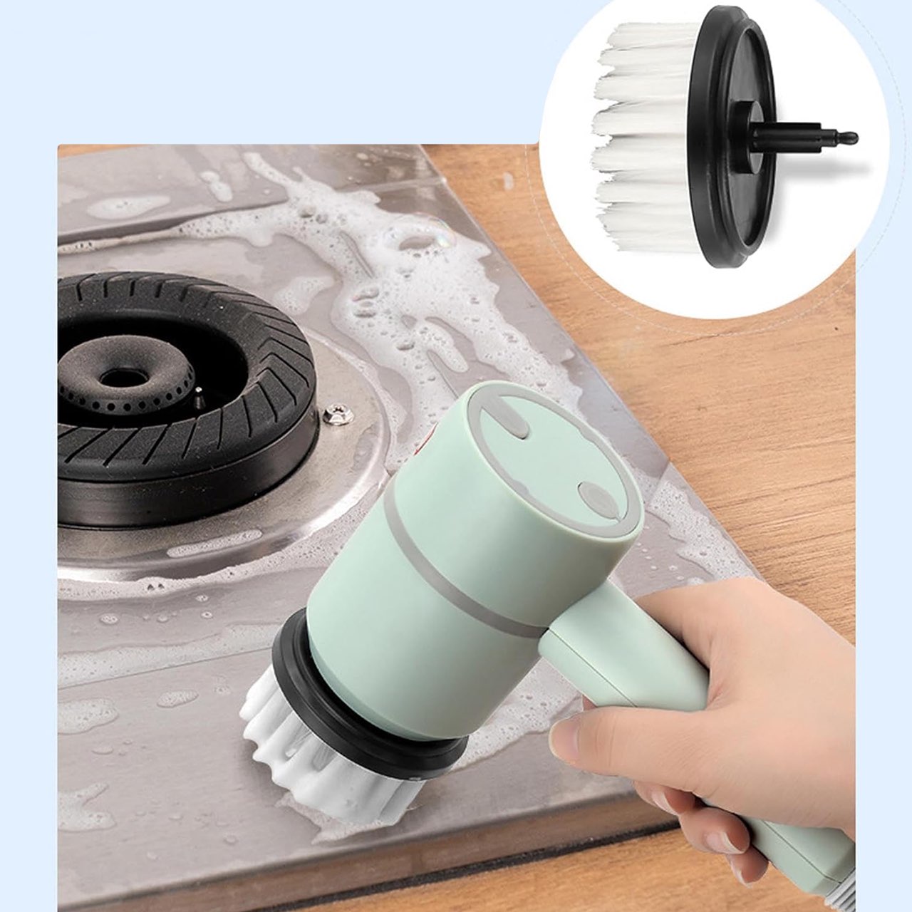 Spinny, viacúčelová elektrická čistiaca hubica s 360° otáčacou hlavou - Image 6