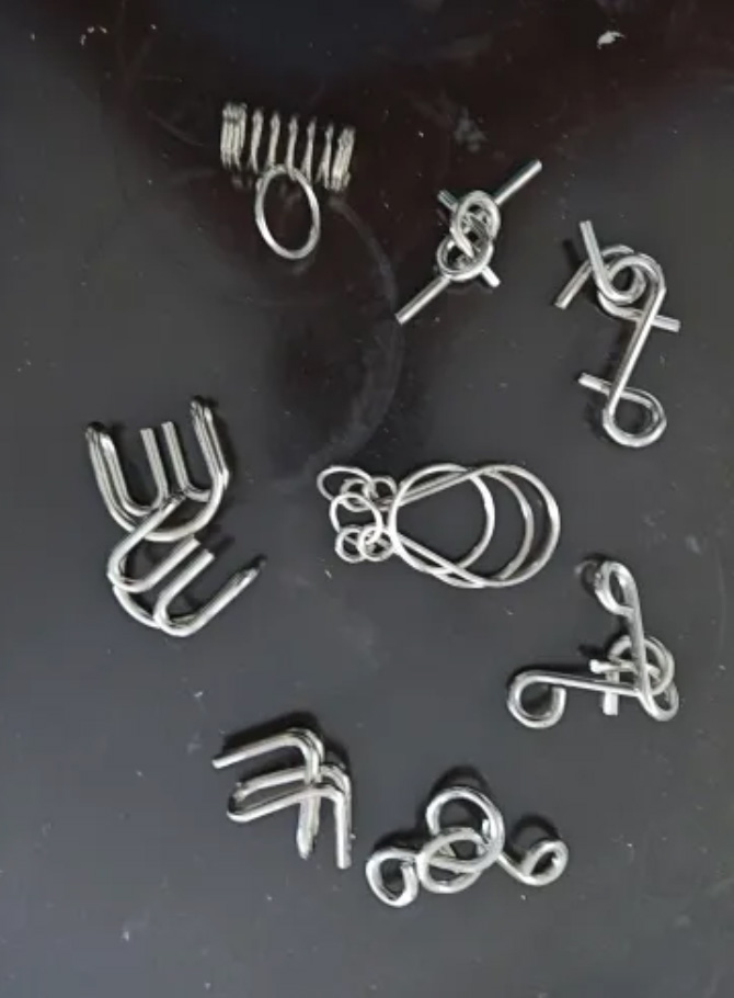 SpiralPuzzle 8-článková kovová skladačka - Image 10