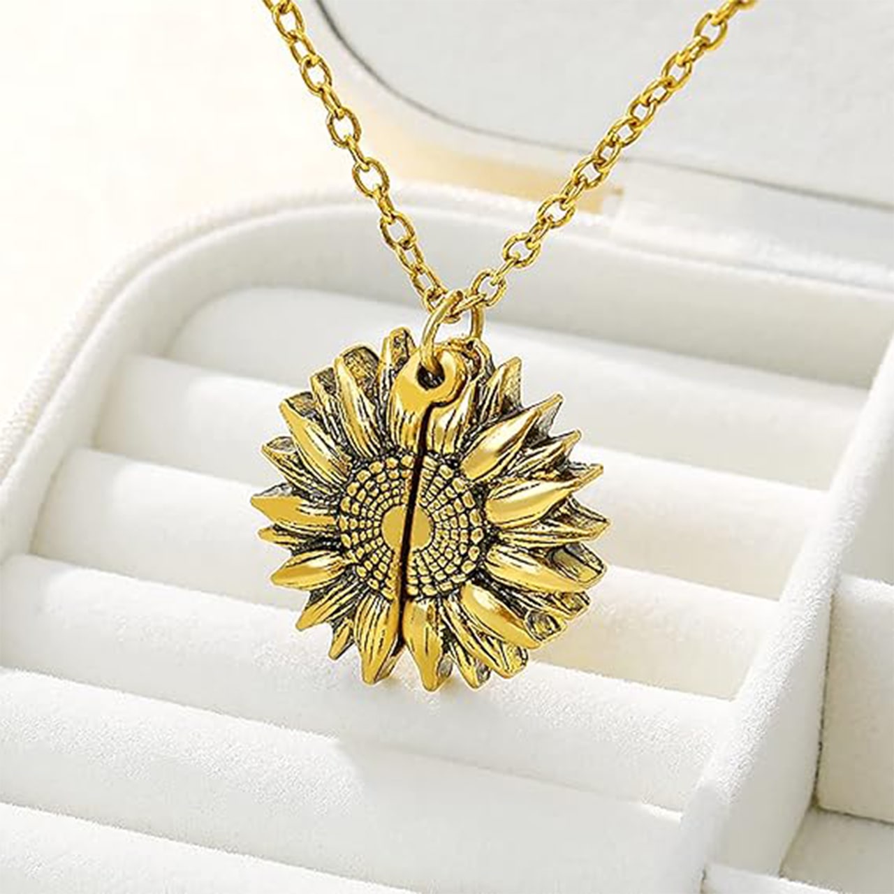 SunNecklace, náhrdelník s motívom slnečnice a roztomilým nápisom - Image 4