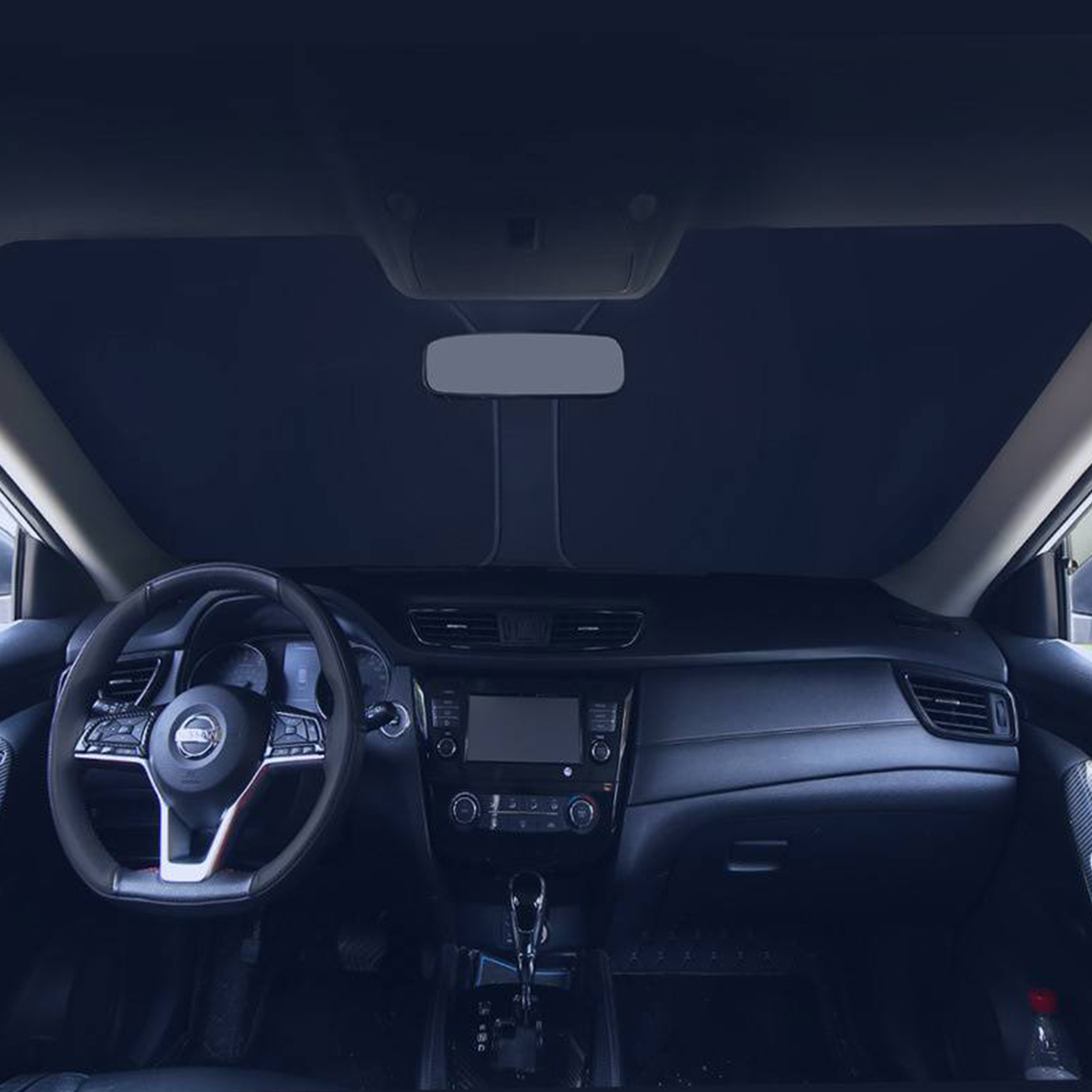 SunVisor, zasúvacia slnečná clona na čelné sklo auta - Image 8