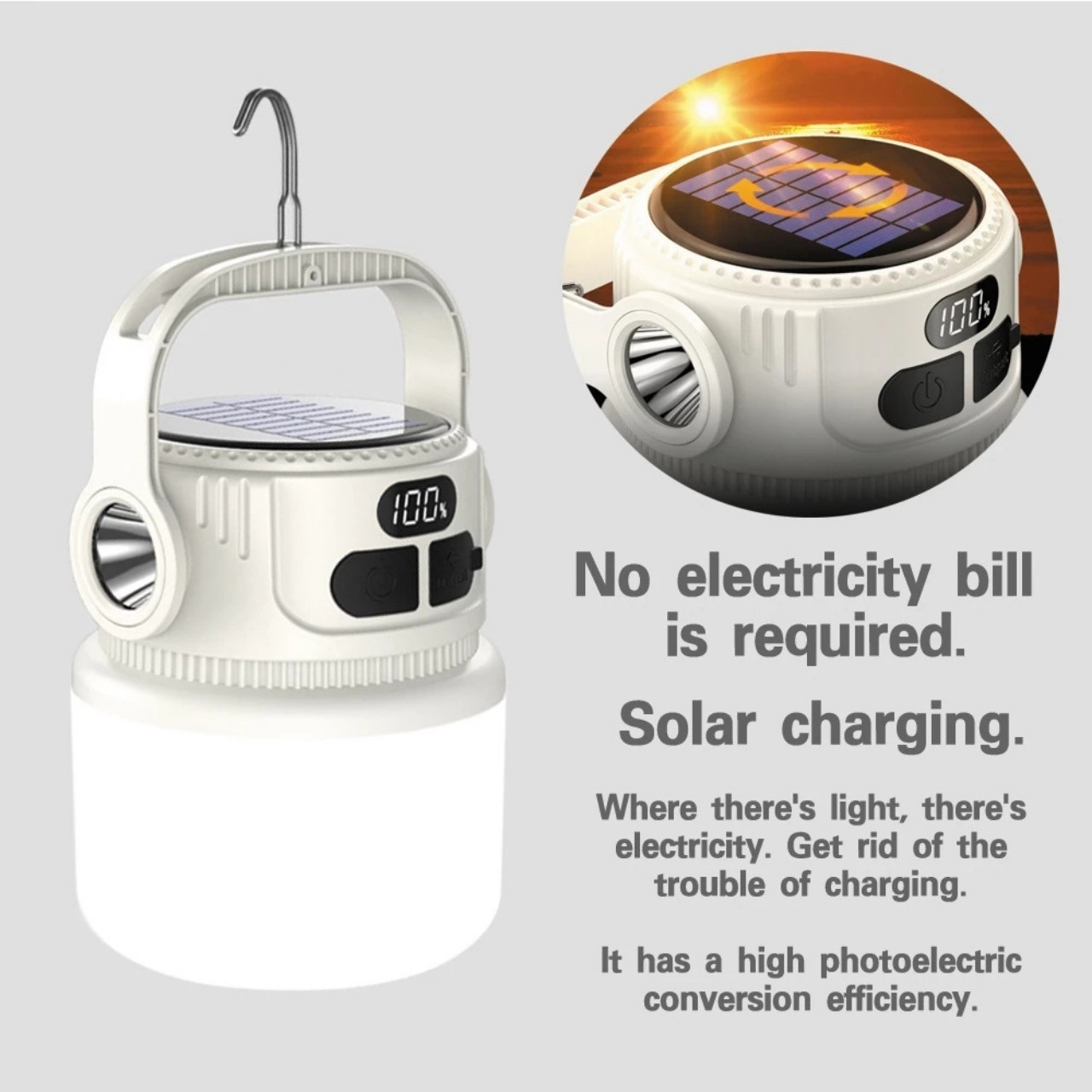 SuperBulb, ED Solar Light a Nabíjačka v Jednom Prístroji - Image 5