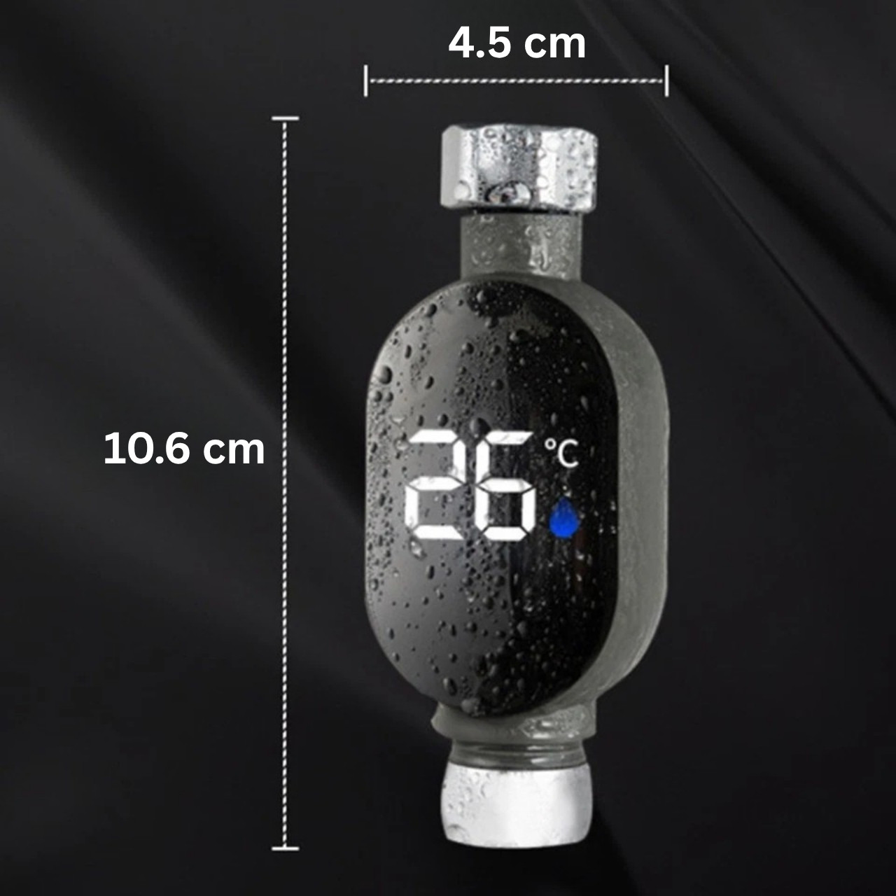 ThermFlow, inteligentný LED sprchový teplomer - Image 2