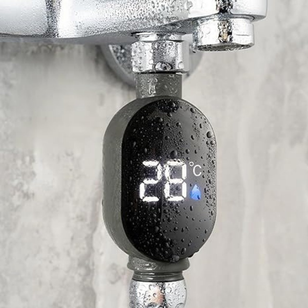 ThermFlow, inteligentný LED sprchový teplomer - Image 4