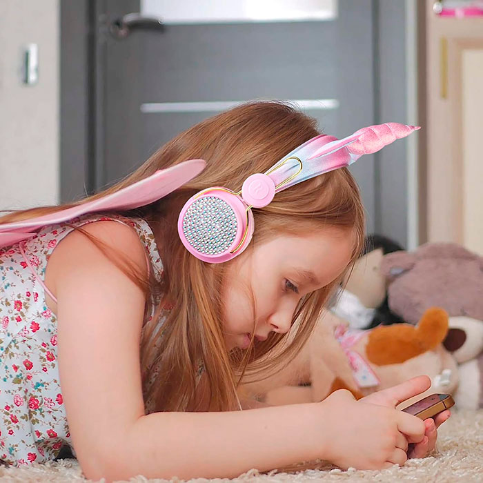 UnicornBuds, bezdrôtové detské slúchadlá s vzhľadom jednorožca - Image 10