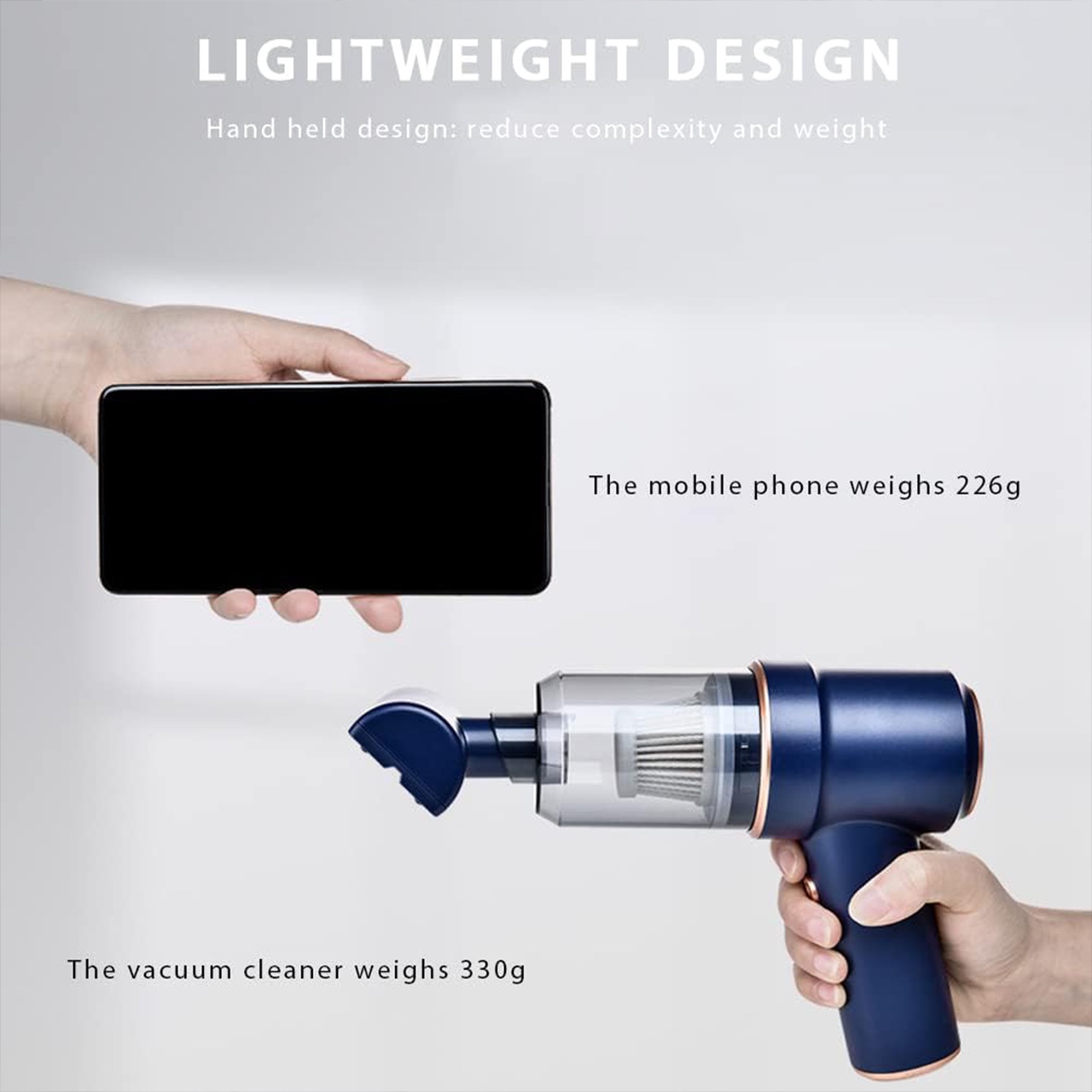 VacBlow, 2in1 bezdrôtový ručný vysávač a fúkač - Image 7