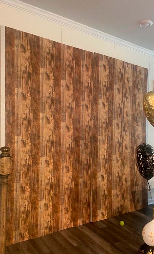 VintageWall, samolepiaca nálepka s vzhľadom prírodného dreva (300 x 45 cm) - Image 10
