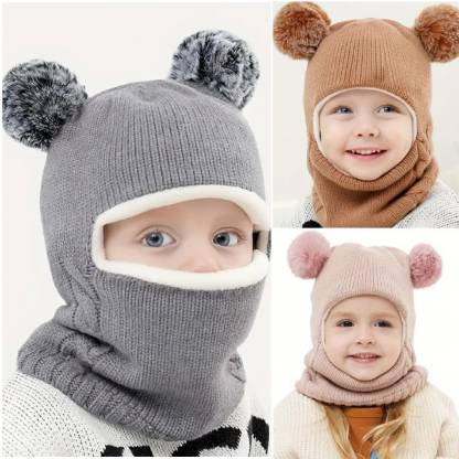 CozySnug čiapka s šálom pre deti - Image 3